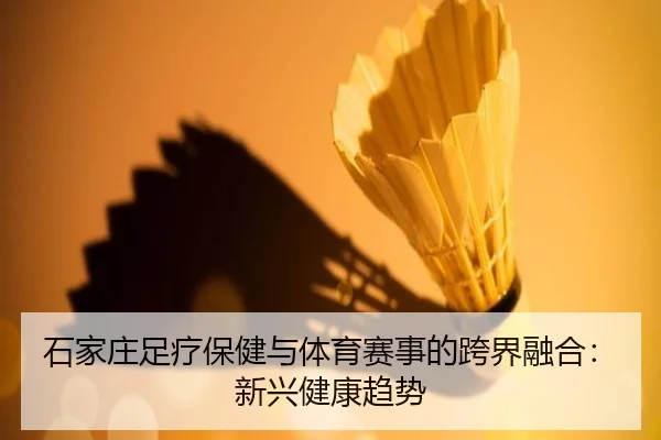 石家庄足疗保健与体育赛事的跨界融合：新兴健康趋势